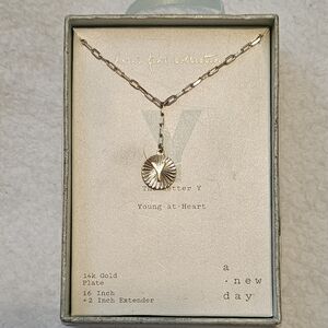 A New Day Gold Pendant Necklace